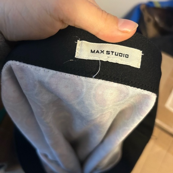 Max Studio Bohemian Stretch A-Line Knee Length Skirt - Picture 3 of 4